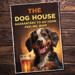 Funny Bar Sign The Dog House Plaque Man Cave Shed Garage Home