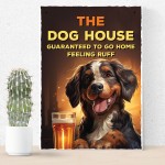 Funny Bar Sign The Dog House Plaque Man Cave Shed Garage Home