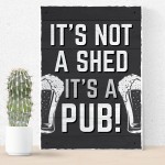 Funny Shed Sign Pub Plaque Hanging Wall Sign For Man Cave Pub