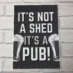 Funny Shed Sign Pub Plaque Hanging Wall Sign For Man Cave Pub