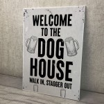 Bar Signs For Home Bar THE DOG HOUSE Sign Shabby Chic Man Cave