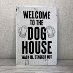 Bar Signs For Home Bar THE DOG HOUSE Sign Shabby Chic Man Cave