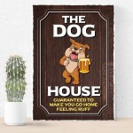 Funny Shabby Chic The Dog House Sign Funny Bar Signs And Plaques