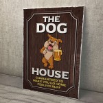 Funny Shabby Chic The Dog House Sign Funny Bar Signs And Plaques
