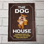 Funny Shabby Chic The Dog House Sign Funny Bar Signs And Plaques