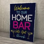 Neon Style Sign Home Bar Sign WELCOME Pub Bar Sign Home Decor