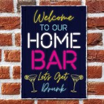 Neon Style Sign Home Bar Sign WELCOME Pub Bar Sign Home Decor