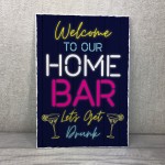 Neon Style Sign Home Bar Sign WELCOME Pub Bar Sign Home Decor