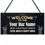 Bar Signs And Plaques Personalised Home Bar Sign Man Cave Sign