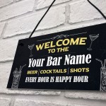 Bar Signs And Plaques Personalised Home Bar Sign Man Cave Sign