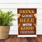 Funny Bar Sign Standing Plaque Bar Decor Friendship Gift