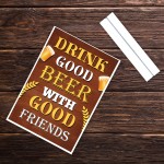 Funny Bar Sign Standing Plaque Bar Decor Friendship Gift