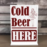 FUNNY Bar Sign Standing Sign Man Cave Shed Garage Home Pub Sign