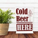 FUNNY Bar Sign Standing Sign Man Cave Shed Garage Home Pub Sign