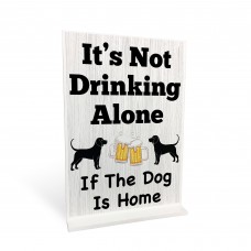 GARDEN BAR Funny Standing Sign Man Cave Shed Garage Plaque