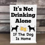 GARDEN BAR Funny Standing Sign Man Cave Shed Garage Plaque