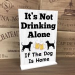 GARDEN BAR Funny Standing Sign Man Cave Shed Garage Plaque