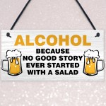 Funny Joke BAR SIGN Shed Sign Home Bar Sign Hanging Wall Plaque 