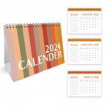 Minimalistic 2024 Calendar Spiral Bound Planner for Home Office 