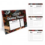 Gift For Men Women 2024 Calendar Month To View Spiral Bound
