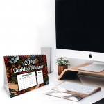 Gift For Men Women 2024 Calendar Month To View Spiral Bound