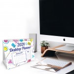 2024 A5 Desktop Office Planner Calendar One Month to View Home