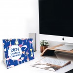 2024 Calendar Cat Desk Calendar 2024 Monthly Desktop Calendar