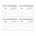 Desk Calendar 2024 Flip Calendar Month To View Christmas Gift