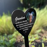 Personalised Grave Marker Memorial Acrylic Stake Plaque Mum Dad