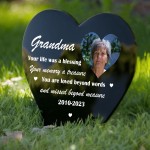 Personalised Grave Marker Memorial Acrylic Stake Plaque Mum Dad