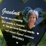 Personalised Grave Marker Memorial Acrylic Stake Plaque Mum Dad