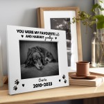 Favourite Hello Hardest Goodbye Memorial Photo Frame For Dog