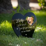 PERSONALISED Dog Pet Memorial Custom Photo Grave Marker Stake