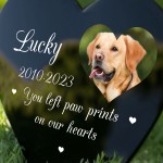 PERSONALISED Dog Pet Memorial Custom Photo Grave Marker Stake