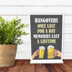 Hangovers Last For A Day Funny Pub Sign Man Cave Home Garden Bar Hangovers Last For A Day Funny Pub Sign Man Cave Home Garden Bar
