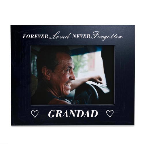 Memorial Photo Frame For Grandad Never Forgotten Memorial Gift