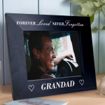 Memorial Photo Frame For Grandad Never Forgotten Memorial Gift