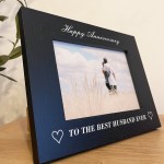 Husband Anniversary Gifts 7x5 Black Wooden Frame Gifts For Him
