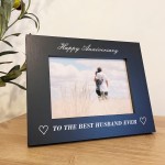 Husband Anniversary Gifts 7x5 Black Wooden Frame Gifts For Him