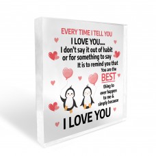 Penguin Couple Gifts for Her Him Girlfriend Boyfriend Wife