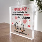 Penguin Couple Gifts for Her Him Girlfriend Boyfriend Wife