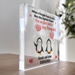 PERSONALISED Penguin Couple Gifts for Her Him Girlfriend