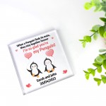 PERSONALISED Penguin Couple Gifts for Her Him Girlfriend