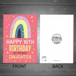 Happy 16th Birthday Card BEST DAUGHTER From Mum And Dad Daughter