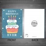 Happy Birthday Card For Best Cousin Ever A6 Greetings Card