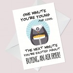Funny Air Fryer Birthday Card For Mum Dad Friend Sister Daughter