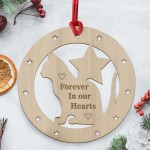 Cat Memorial Christmas Decoration Forever In Our Hearts 