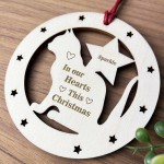 Cat Memorial Christmas Decoration Personalised Remembrance Gift