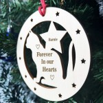 Cat Memorial Christmas Decoration Personalised Hanging Bauble