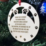 Memorial Christmas Tree Bauble Memorial Tree Decoration For Dog Memorial Christmas Tree Bauble Memorial Tree Decoration For Dog